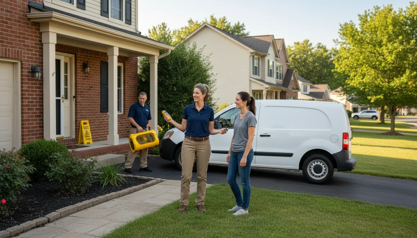 Residential water damage restoration in Southaven, MS